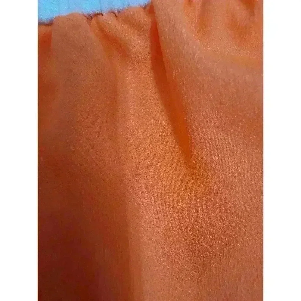GB Girls Size M Neon Orange and Purple Maxi Dress